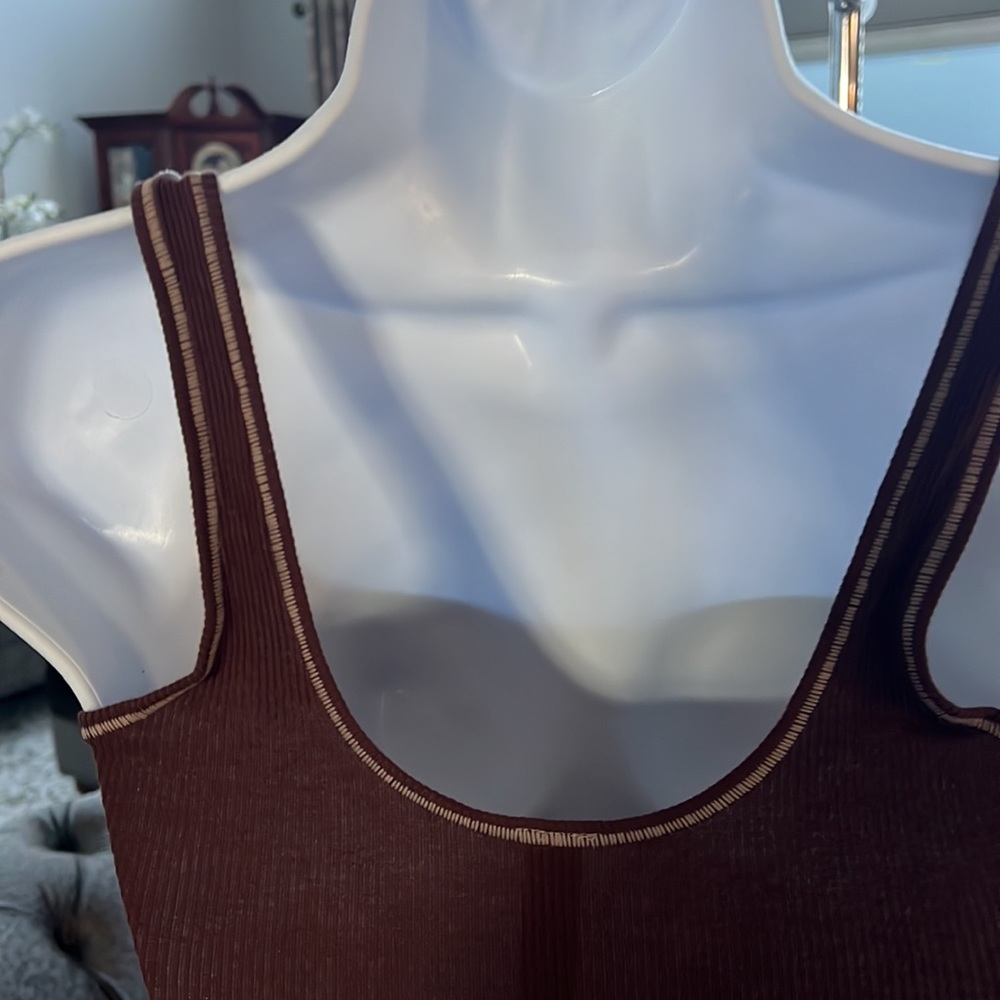 Skims ribbed cotton bodysuit - Picture 7 of 9